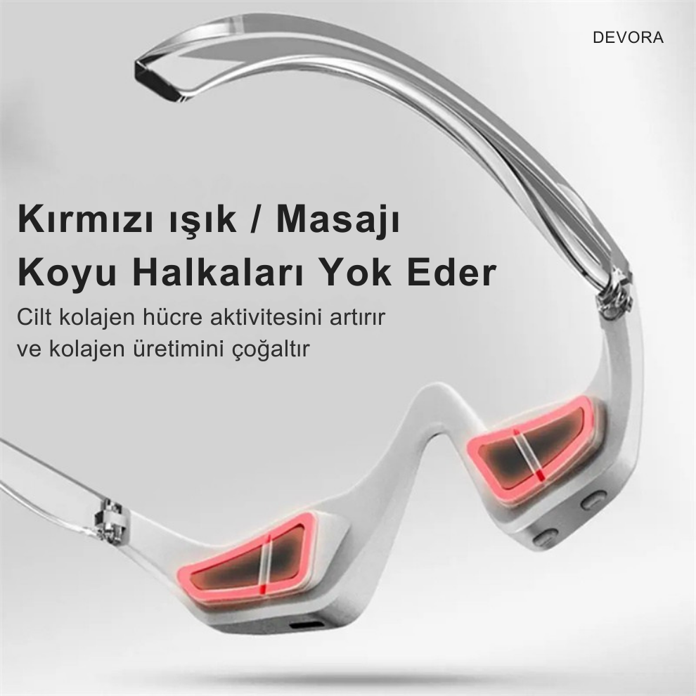 Nora | Gözaltı Mikro Akım Kırmızı Işık Terapi Gözlüğü