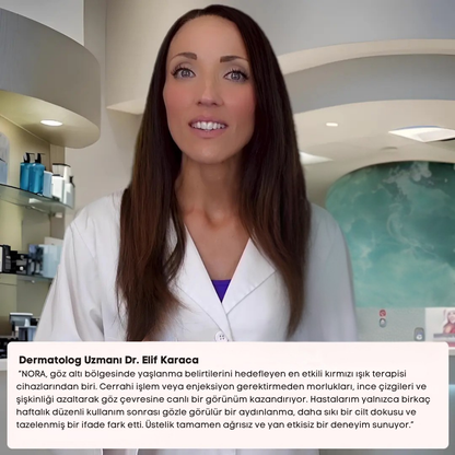 Nora | Gözaltı Mikro Akım Kırmızı Işık Terapi Gözlüğü