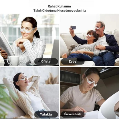 Nora | Gözaltı Mikro Akım Kırmızı Işık Terapi Gözlüğü