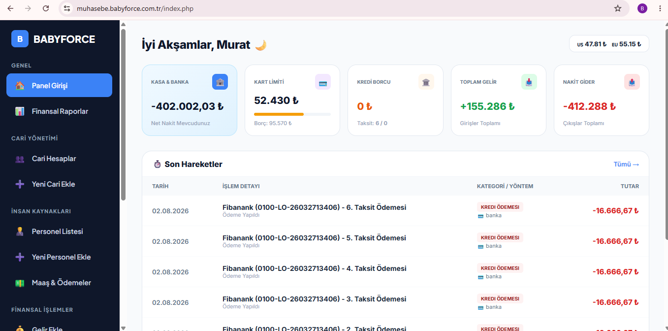 Babyforce.com.tr Ekran Görüntüsü